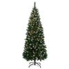 VidaXL Sapin de Noël artificiel 300 LED 180 cm, arbre de Noël, sapin de Noël réaliste, ornement de Noël, faux sapin de Noël, 3315750