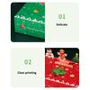 24Pcs 3D Christmas Cookie Storage Case Handmade Gift Boxes for Holiday Treats Decorative Biscuits Packaging Box