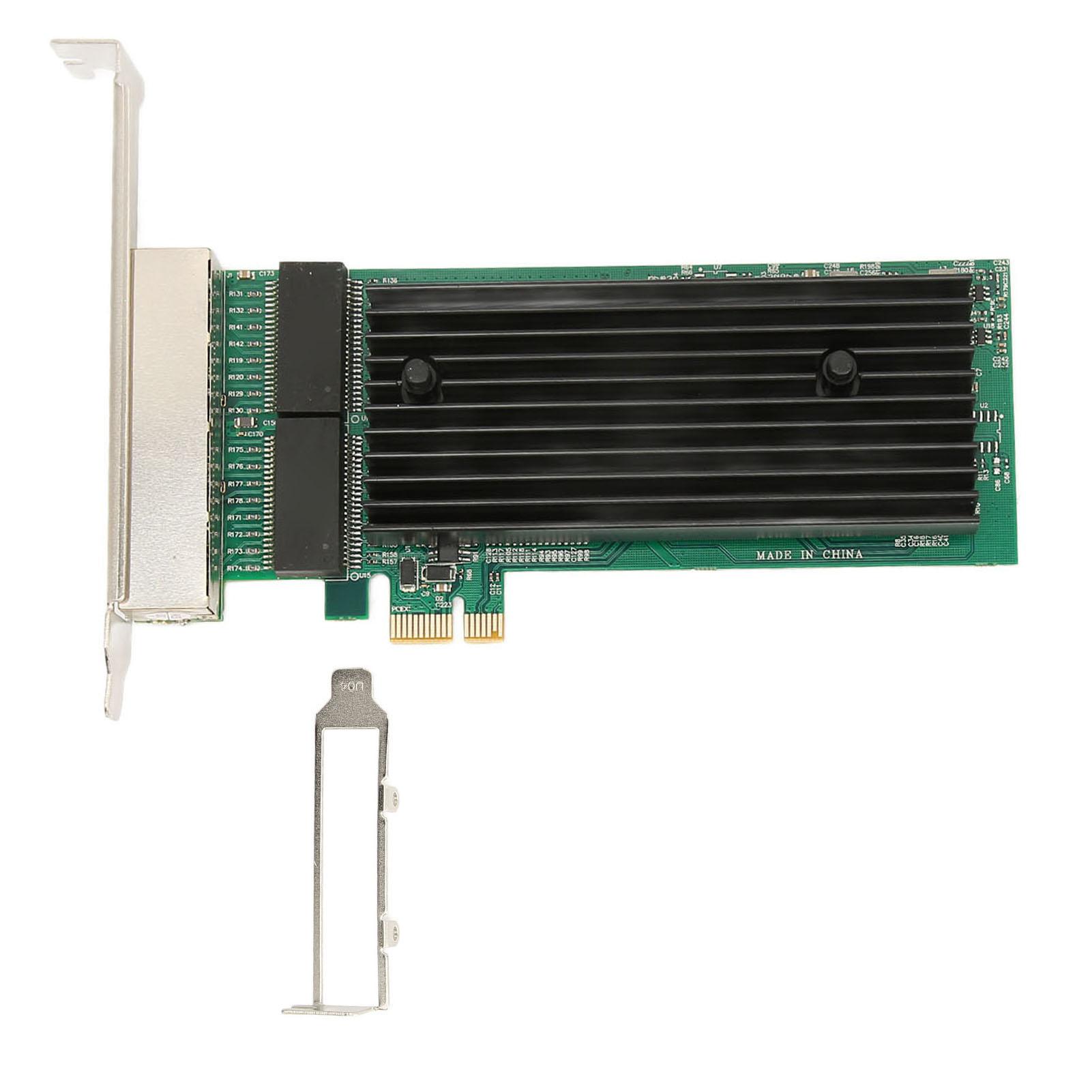 

Ethernet Network Card PCI Express X1 2.5GTs RJ45 Port 101001000Mbps Gigabit Ethernet Card for
