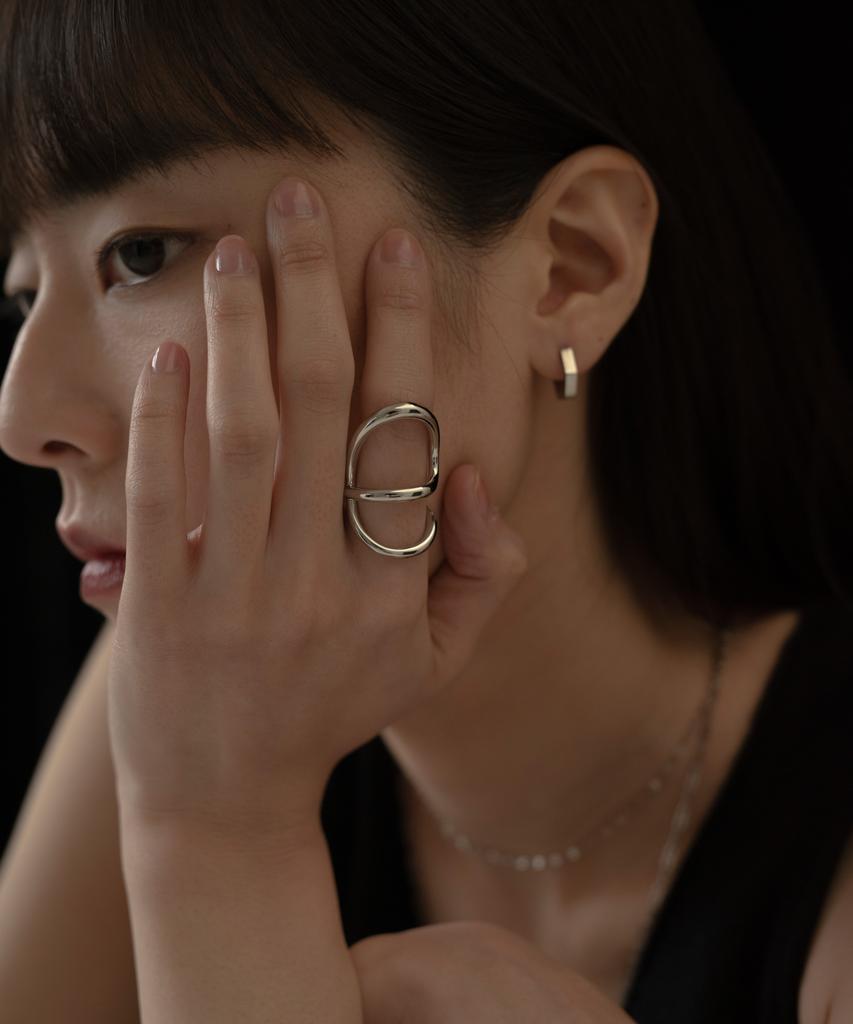 Novice Tokyo Nuance Line Ring / Silver