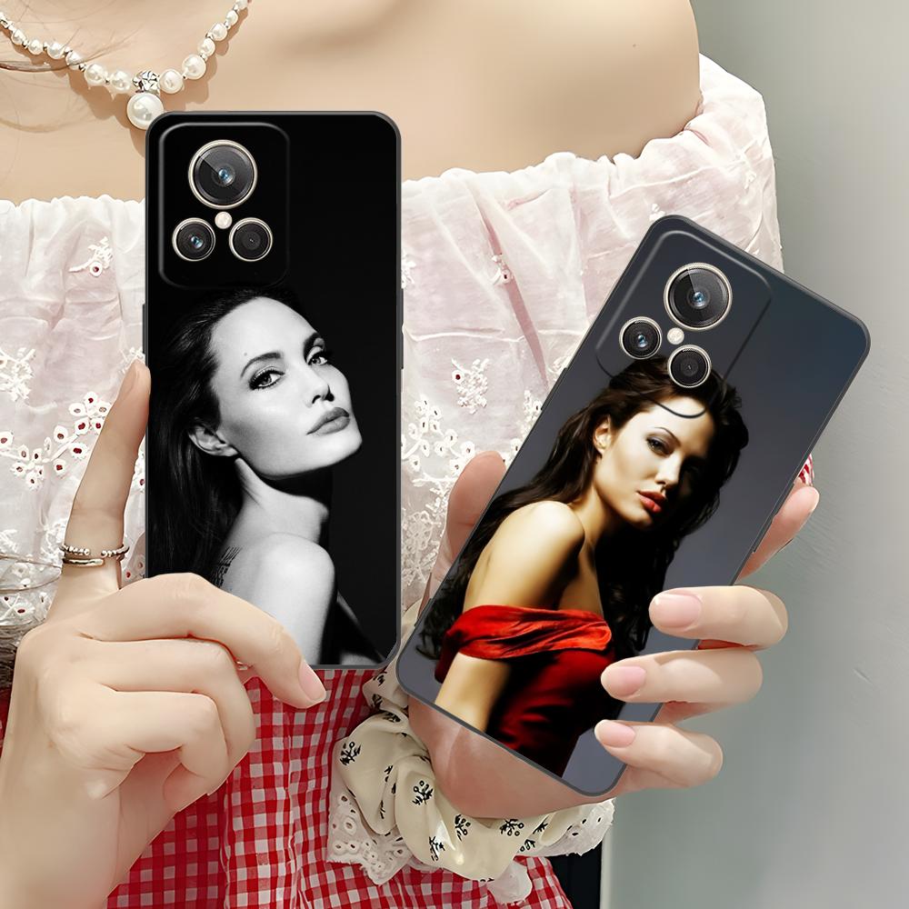 Angel Jolie Mobile Cell Phone Case for Realme GT 8 Neo Pro C75 73 71 C67 65 C55 53 C35 31 C20 15 Colorful Printing Cover Cover