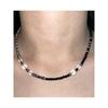 Half Gemstone Necklace