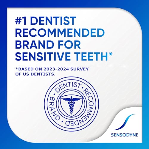 Sensodyne Repair and Protect Whitening Sensitivity Toothpaste for Sensitive Teeth, 3.4 Ounces (Pack of 2)
