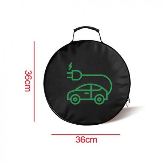 Electric Vehicle Charging Cable Organizer Storage Bag Car Accessories Universal