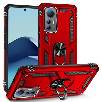 For Xiaomi 12 Lite Case Shockproof Magnetic Car Holder Armor Phone Cases for Xiomi Xaomi Xiami Mi 12 Light 12Lite 5G Back Cover