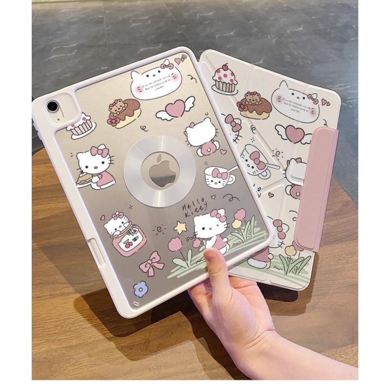 Magnetic Detachable Acrylic Case IPad Pro 11 Inch Mini 7 With Stand Support Cartoon Design Full Cover