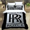 Copripiumino con motivo personalizzato R-Rolls-Royce con federe Set di biancheria da letto in microfibra stampato digitalmente 3D Singolo Matrimoniale Queen King