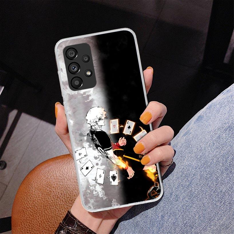 Blue Lock Football Anime Phone Case For Samsung Galaxy A52 A32 A22 A12 A51 A31 A50S A30S A20S A10S Note 20 Ultra 10 Plus S10 A72