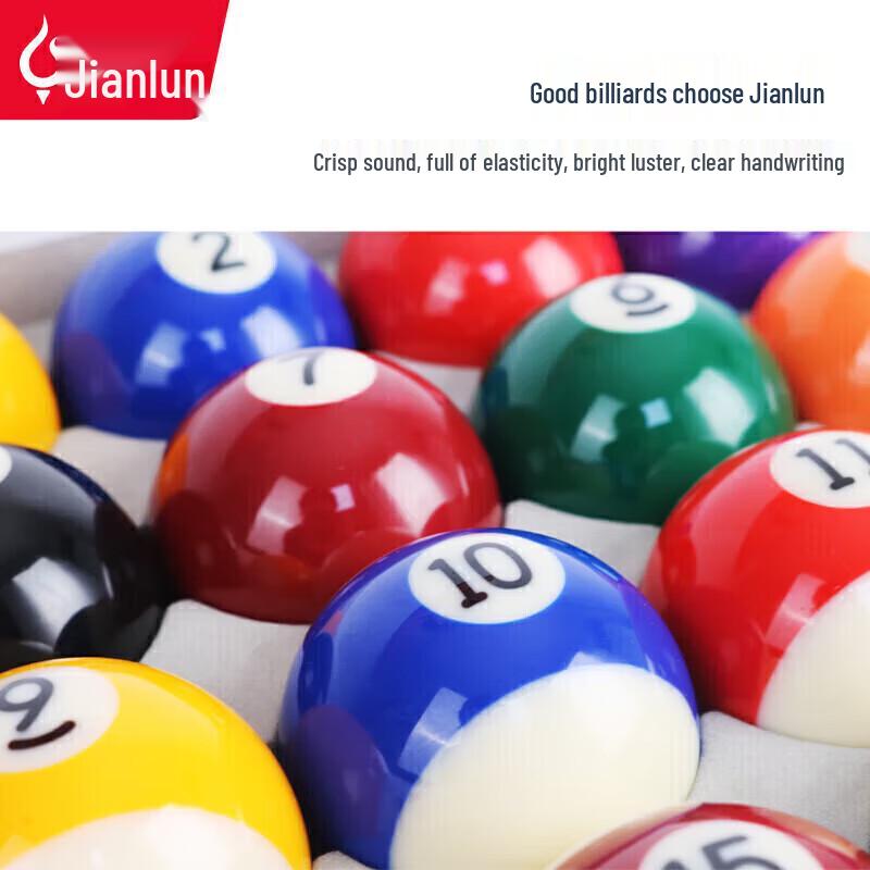 JEEANLEAN Crystal Black 8 Pool Ball