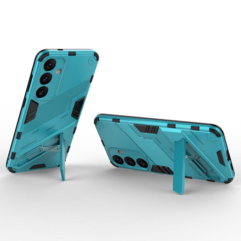 

For Samsung Galaxy S24+ Case PC+TPU Phone Cover with Kickstand Red