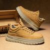 Autumn and Winter New British Martin Shoes Casual Mid-top Board Shoes Platform Short Boots