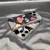 Doodle Angry Cat Pattern Phone Case For Samsung Galaxy S26 S25 Ultra S24 S23 FE S22 S21 Plus S20 A73 Clear Bumper Cover