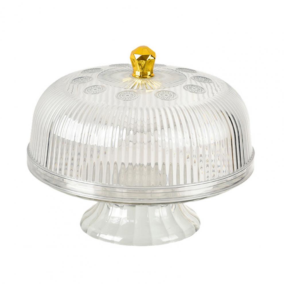 Cake Plate with Dome Vintage Style Cake Display Stand Vintage Glass Cake Stand with Dome Lid Elegant Dessert Display for Cakes