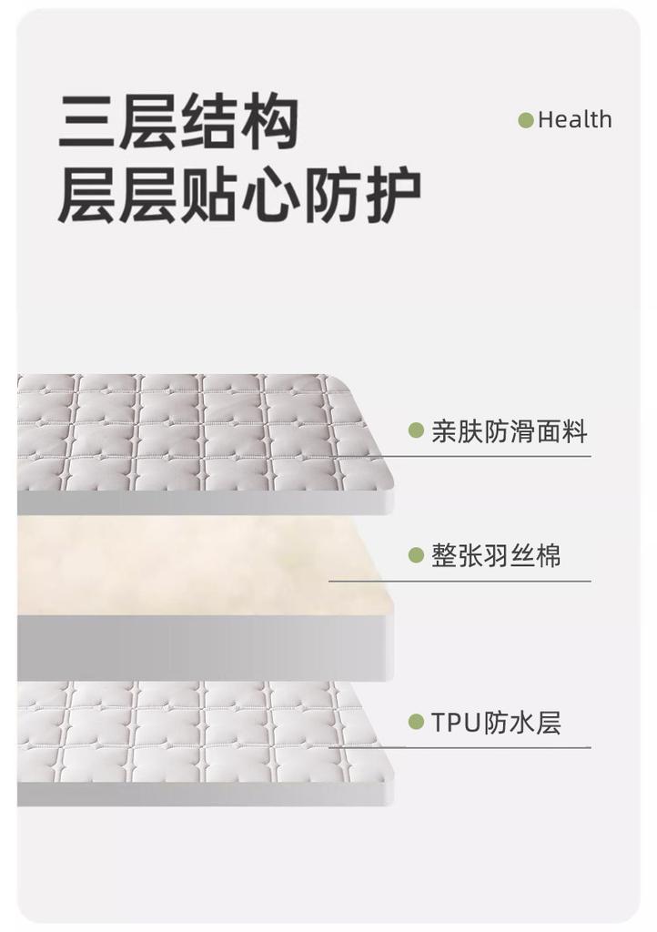 Sleep Grid Waterproof Clip Cotton Bed Sheet Set of Two or Three Pieces