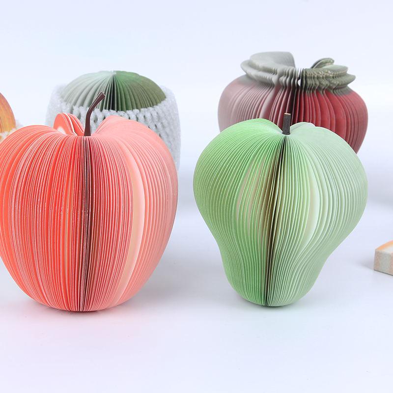 1set Cute Sticky Notes Creative DIY Fruit Memo Pads Wall Stickers Paper Korean Stationery Office Papelaria Supplies