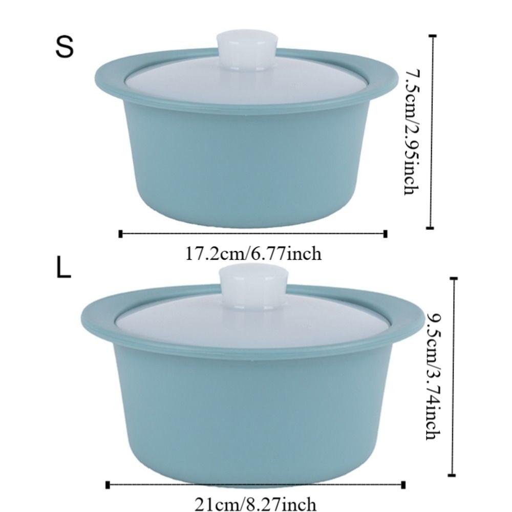 Heat-Resistant Microwave Steamer Bowl Fall-resistant Noodles Bowl Soup Bowl  Refrigerator
