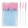 50-Pack Disposable Crystal Handle Eyelash Brushes