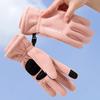 Thermal Fleece Winter Gloves Men Women TouchScreen Cycling Cold Resistance Windproof Bicycle Thicken Warm Outdoor Skiing Mittens