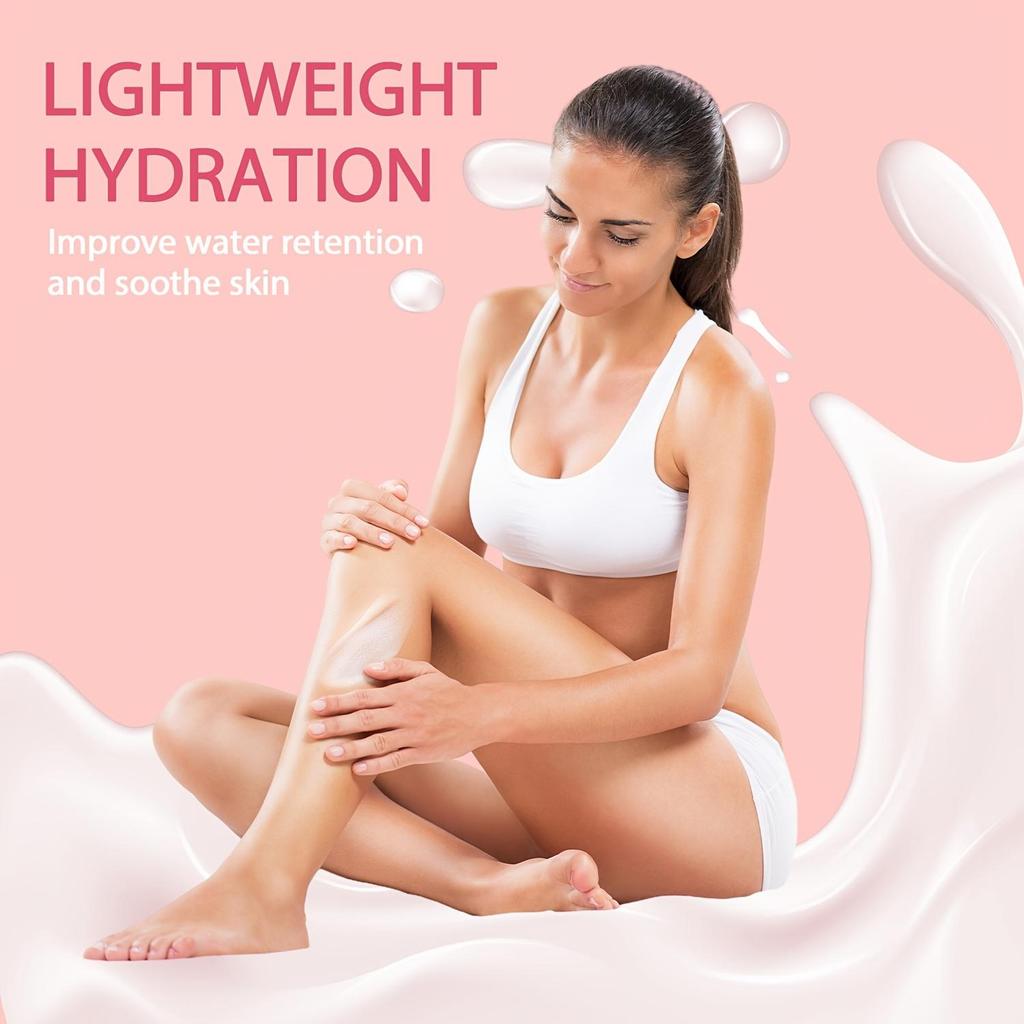 Lozione Corpo Fragola e Latte - Idrata Profondamente e Nutre Beige Chiaro, Migliora la Morbidezza Beige Chiaro, Protegge dalla Secchezza