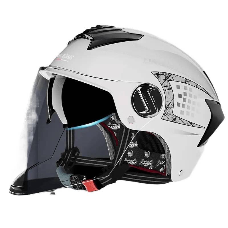 Certified Electric Motorcycle Helmet: Four Seasons, Sun Protection, Lightweight, High-End Safety