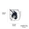 Attack On Titan Four Armies Logo Metal Brooch Keychain