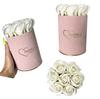 Flowerbox Inspuj - Pink Box with Soap Roses - No. 19 White