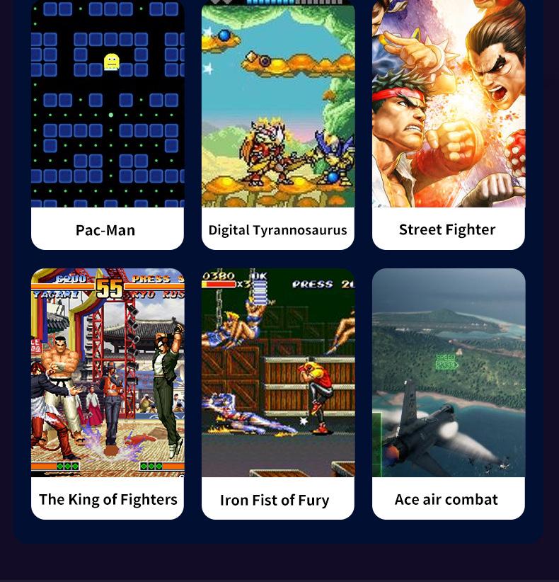 X80-Spielekonsole: Tragbarer 7-Zoll-HD-Handheld mit PSP, GBA und klassischen Arcade-Spielen