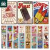 Putuo Decor Ice Cream Tin Sign Plaque Metal Plate Vintage Ice Lolly Retro Wall Art Poster for Dessert Shop Iron Painting