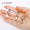 Basic Copper Earwires Fasteners Fittings 18K Gold Plated Inlay Zircon Earring Clasp Hooks for DIY Fashion Women Earrings Making