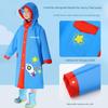 Children's Raincoat Girls' Primary School Baby Boys' Waterproof School Clothes Cartoon Cute Poncho with Backpack
