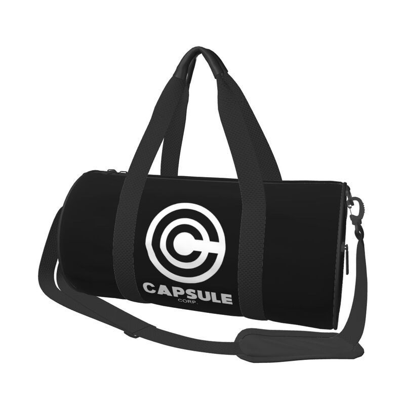 Dragon Capsule Ball Corp Print Travel Duffel Bag Shoes Compartment for Men Women Foldable Lightweight Yoga Gym Sports Bag