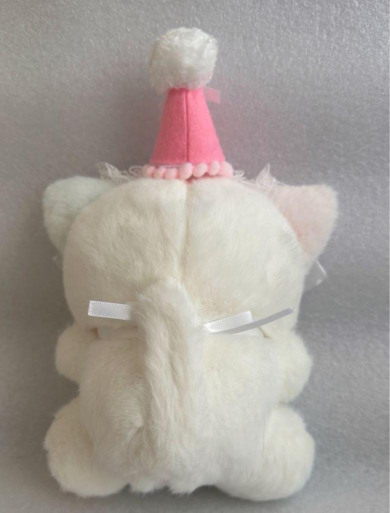[USED] pream Sanrio cat artist teddy bear handmade stuffed toy
