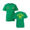 Camiseta Personalizada con Bandera de Brasil Tu Nombre y Número Top Unisex para Hombre Regalo Camiseta