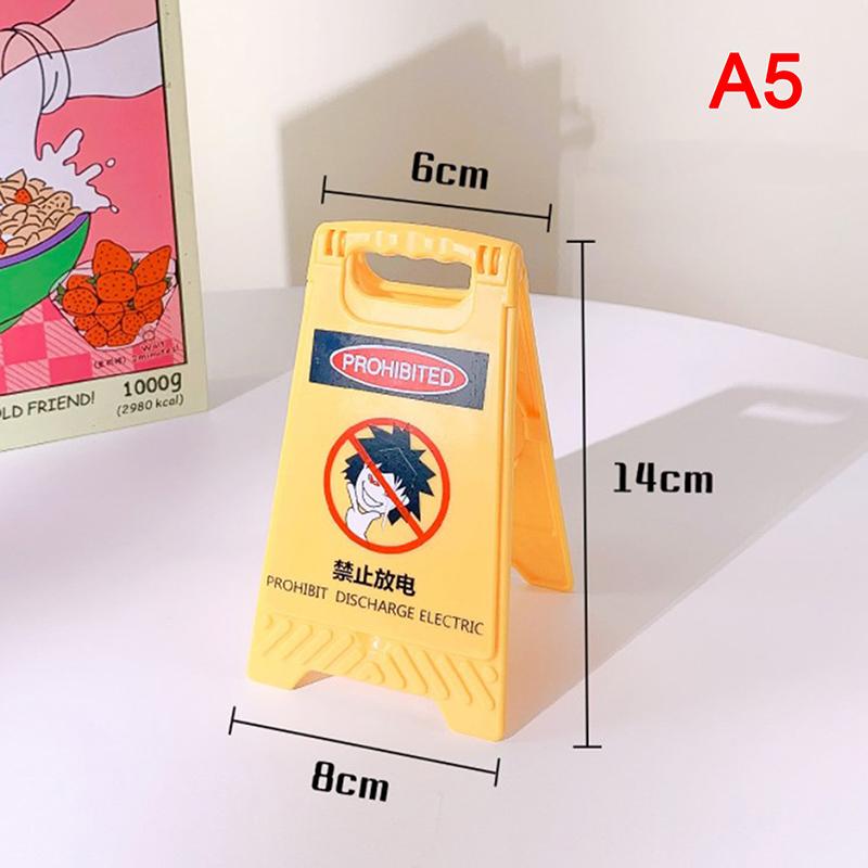 Creative Mini Desktop Prompt Card Folding Makeup Mirror Decoration