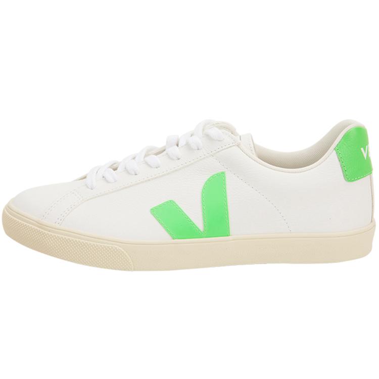 VEJA Esplar Logo Chromefree White Neon Green Women s EO052571 42