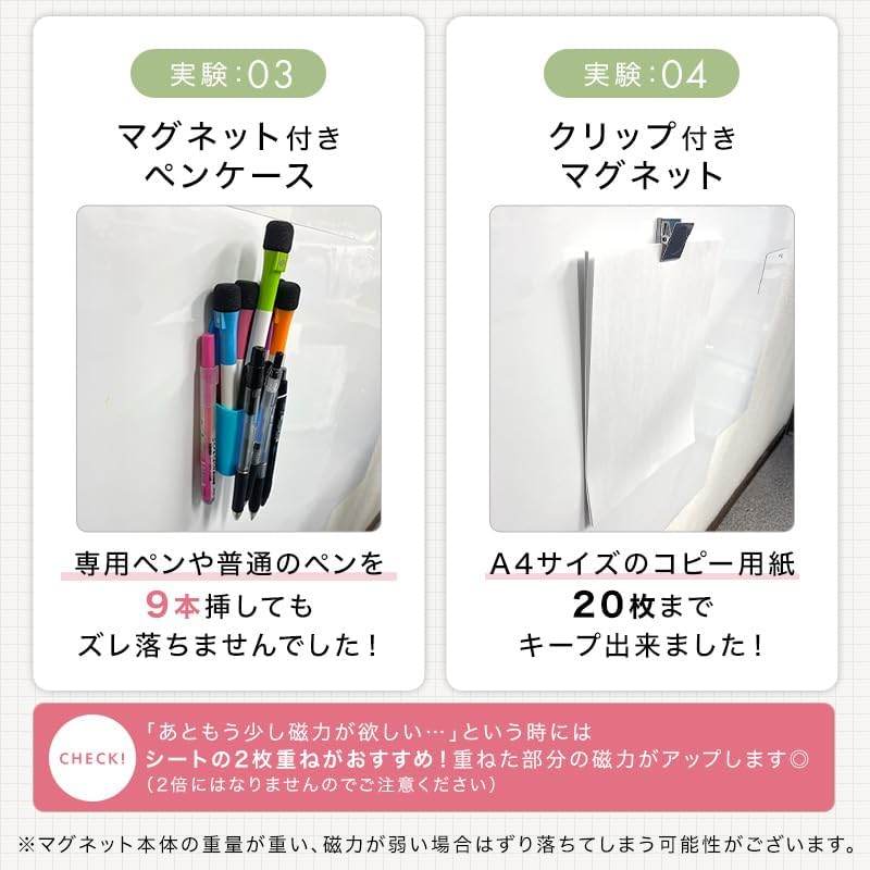 Whiteboard Sheet, Enhanced Magnetic, Wall-Mountable, Powerful, Great for Kids, Offices, Doodles, and Kitchens (90cm x 120cm)