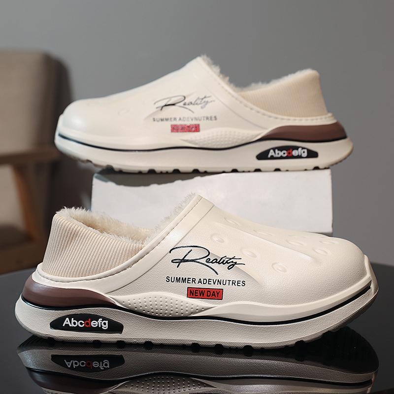 

Мужские тапочки зимние уличные теплые пушистые тапочки 2024 зимние тапочки домашние плюшевые женские хлопковые туфли унисекс зимние хлопковые туфли 36