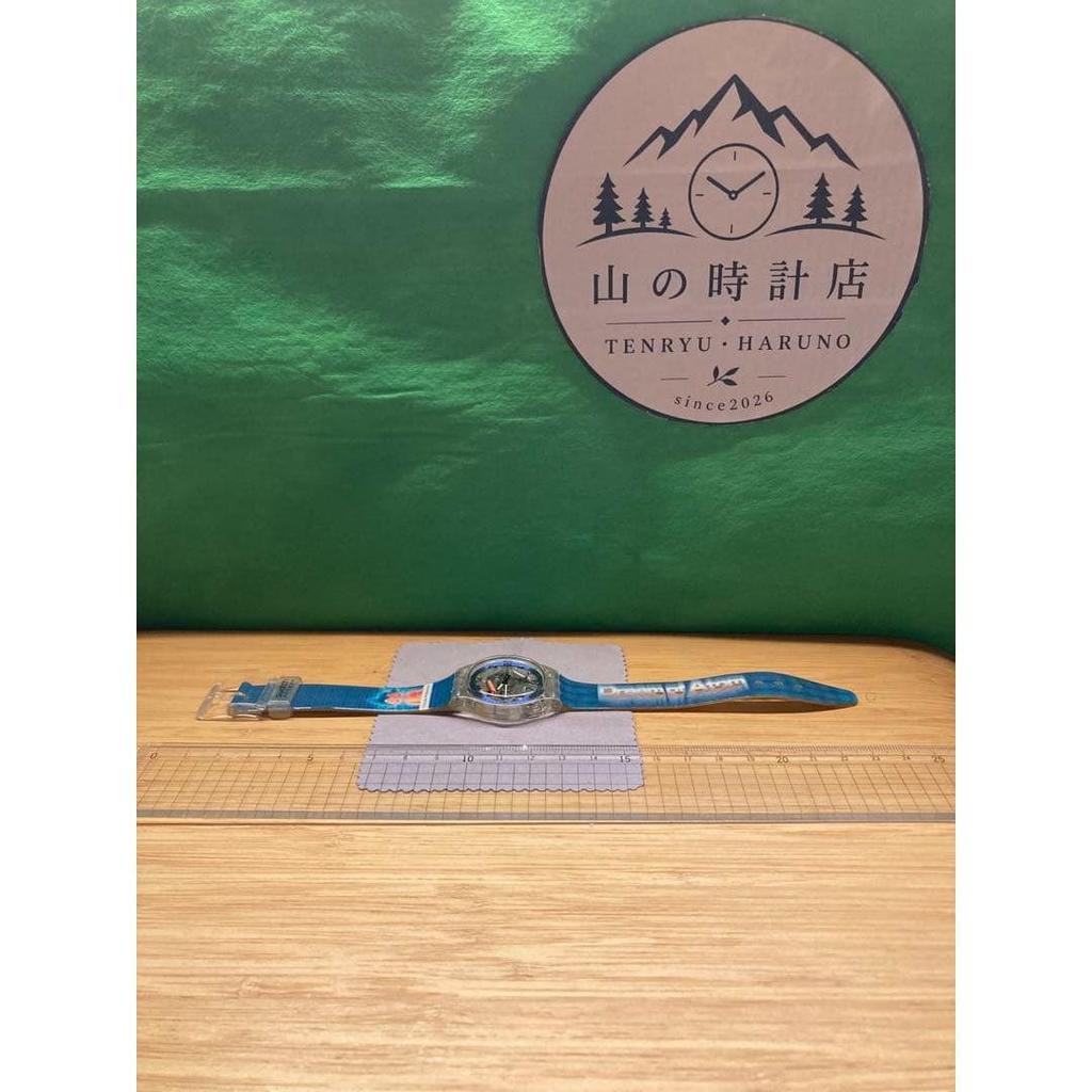 Used Swatch Swatch X Astro Boy Quartz Watch Skeleton Rubber Belt