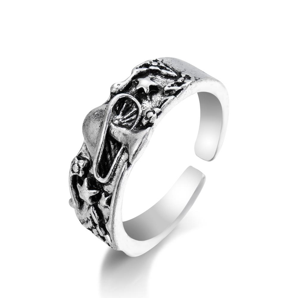 Ring High Sense Crown Ring Female Design Index Ring Fashion Personality Ring