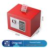 Mini 17E Electronic Safe: In-Wall Coin-Operated Piggy Bank for Households