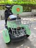 Large Capacity Metal Rear Basket with Backrest for E-bike Helmet and Backpack Storage