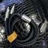 Cavo di Ricarica Rapida Tre-in-Uno in Lega di Zinco da 120W 6A con Luce