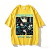 2026 Style Demon Slayer Muichiro Tokito Pure Cotton T-shirt Summer Anime Casual Short Sleeved Top Suitable For Adults And Kids