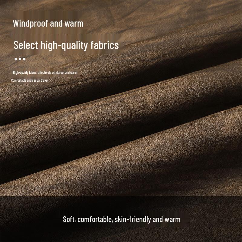 MiiOW Men's Warm Leather Vest