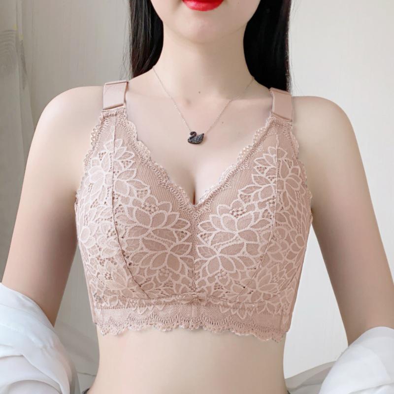 

Ультратонкий бюстгальтер-топ-труба з повною чашкою для всіх розмірів - Підтримка проти провисання для весни та літа 42/95C мальвовий