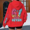 Spring Autumn Ice Cream Style Six Seven Kids Hoodies Boys Number 67 Print Cartoon Streetwear Fun Six Seven Girl Hoody