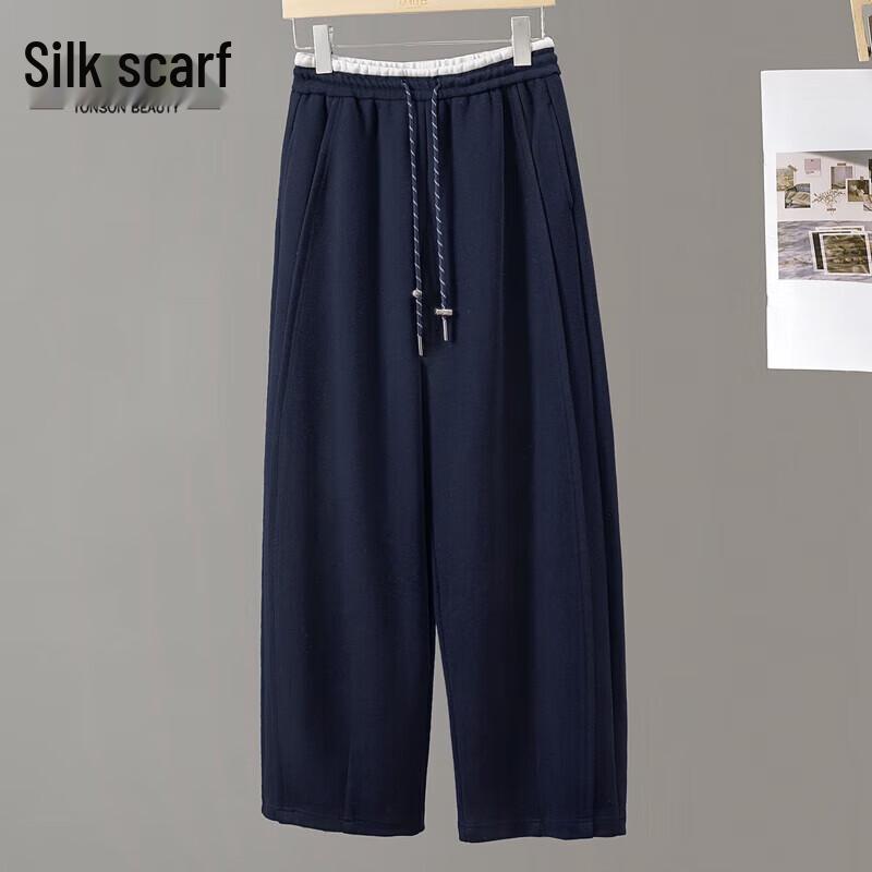 

Sibaishe Women s High-Waist Drawstring Casual Pants M