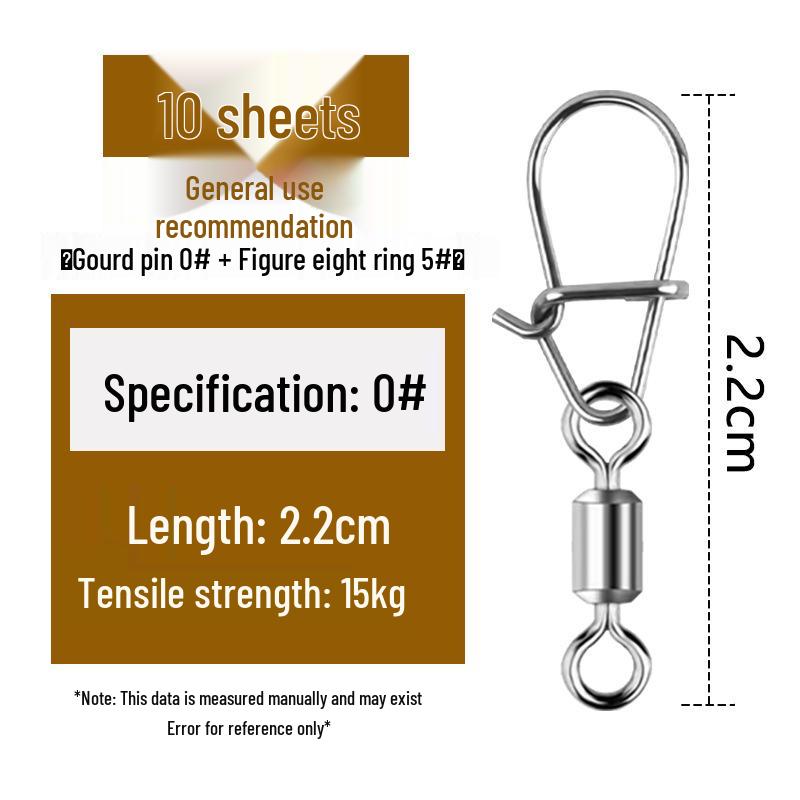 

Улучшенный микровертлюг в форме восьмерки, соединитель, аксессуары для пинов приманки