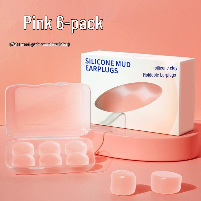 Disposable Silicone Earplugs: Sleep & Study Soundproofing for Snoring & Noise Reduction