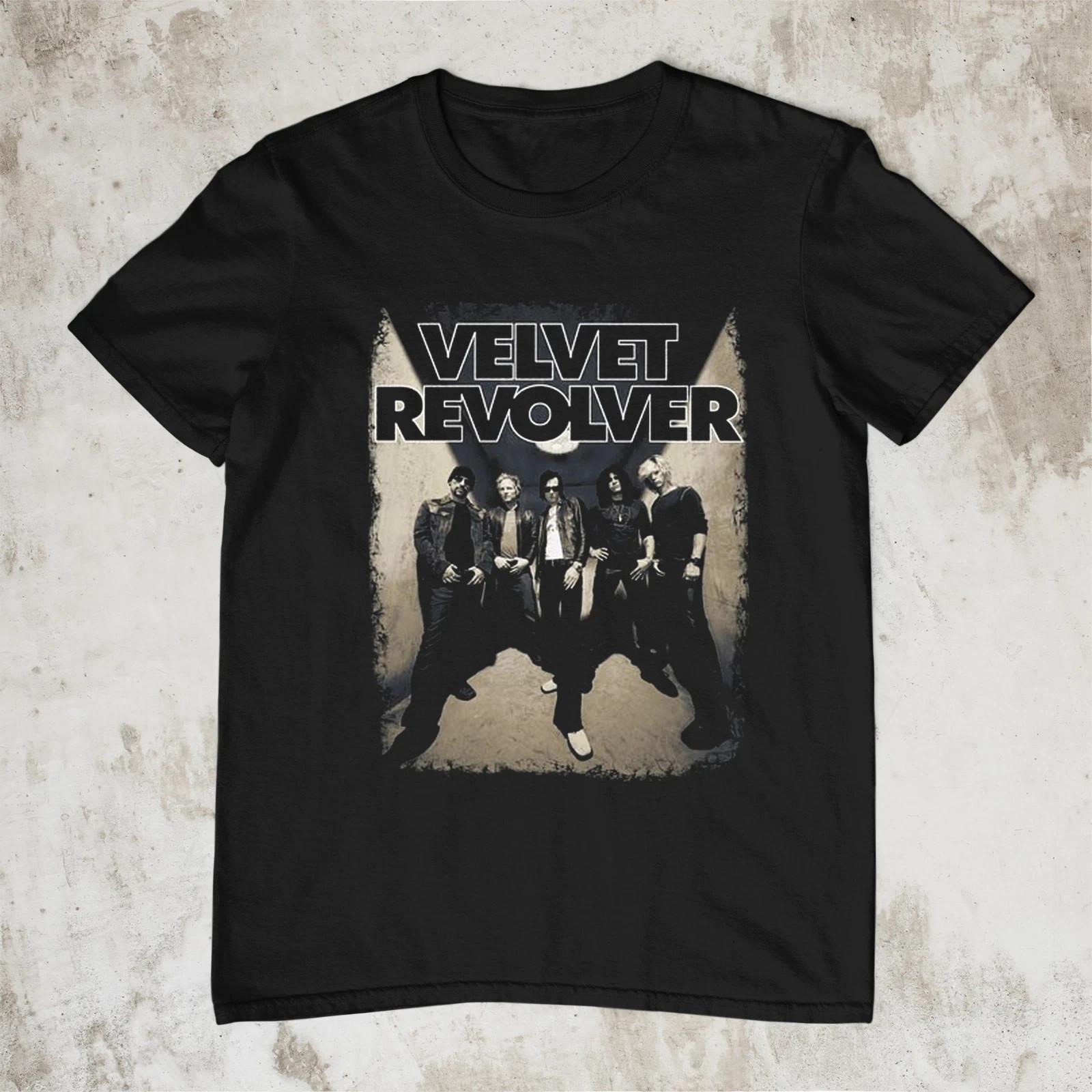 Velvet Revolver Band Member Photo Black All Size Men s Shirt XXL